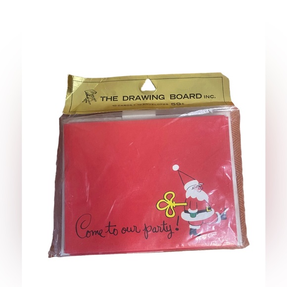 drawing board Office Vintage Drawing Board Christmas Invites Poshmark